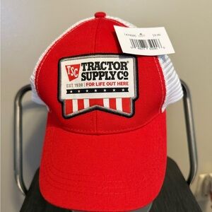 Tractor Supply Co. Red and White Men's Cap